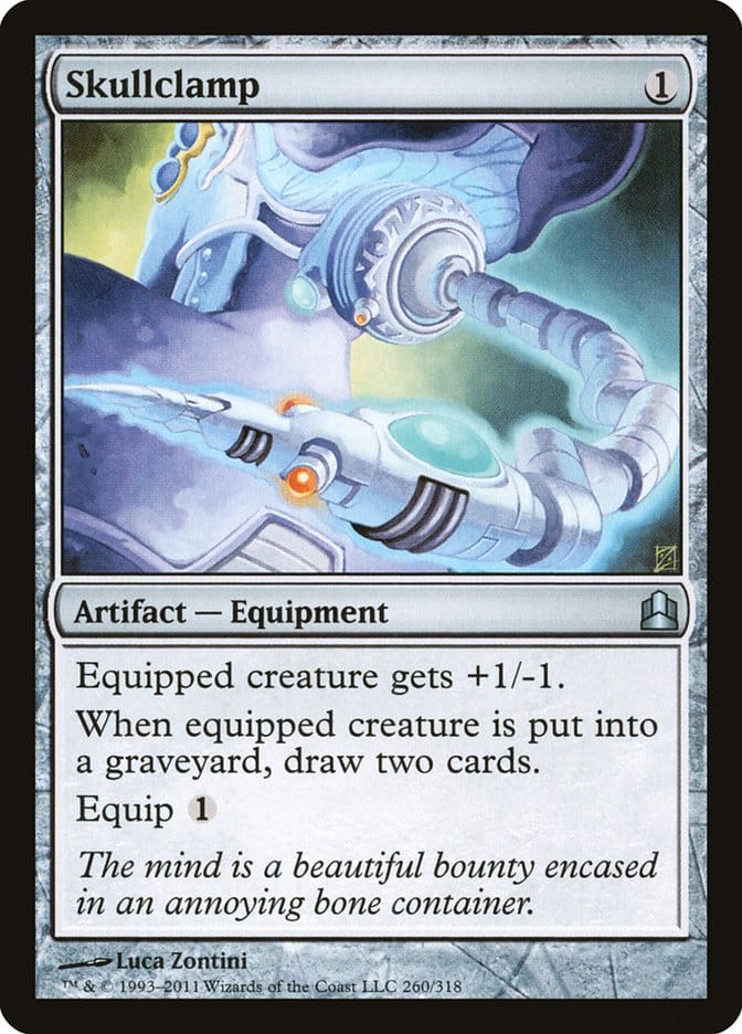 Skullclamp [Commander 2011] Magic: The Gathering