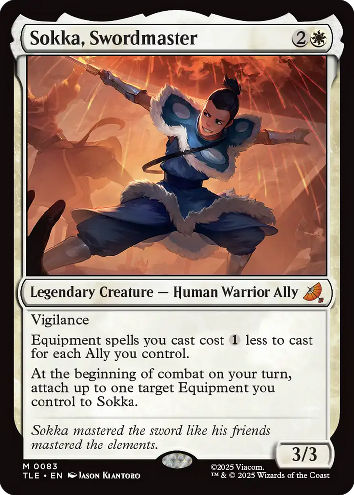 Sokka, Swordmaster [Avatar: The Last Airbender: Eternal-Legal] Magic: The Gathering