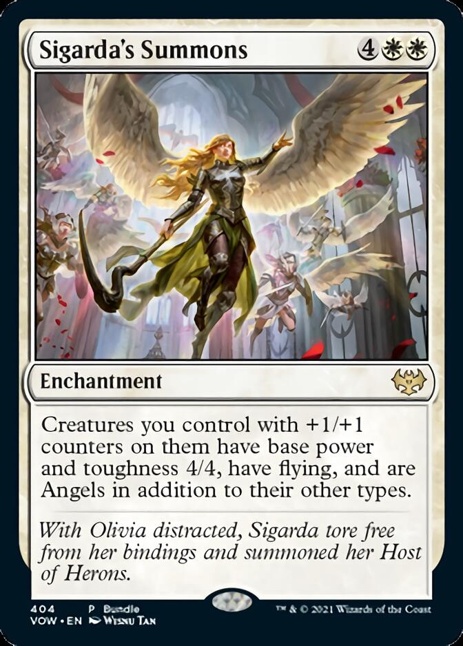Sigarda's Summons (Bundle) [Innistrad: Crimson Vow] Magic: The Gathering