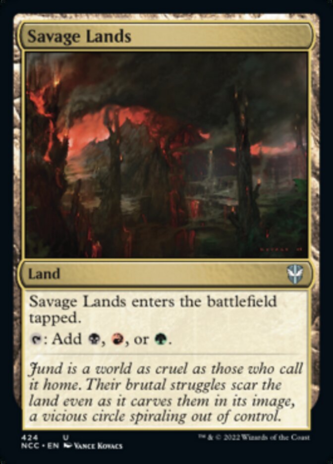 Savage Lands [Streets of New Capenna Commander] Magic: The Gathering