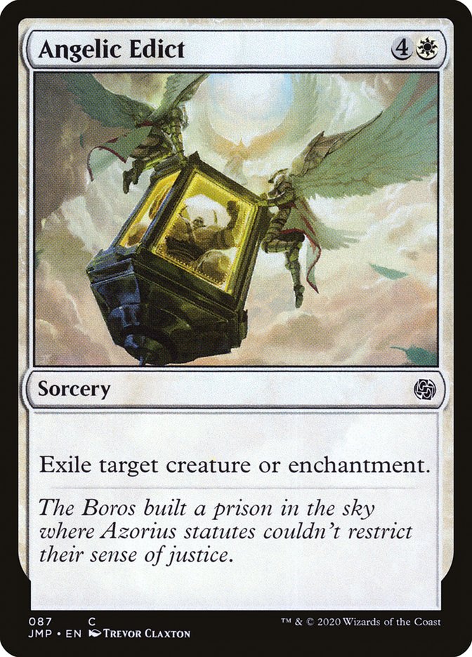 Angelic Edict [Jumpstart] Magic: The Gathering