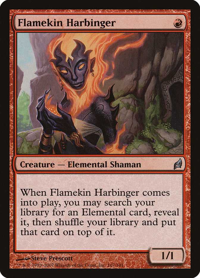 Flamekin Harbinger [Lorwyn] Magic: The Gathering