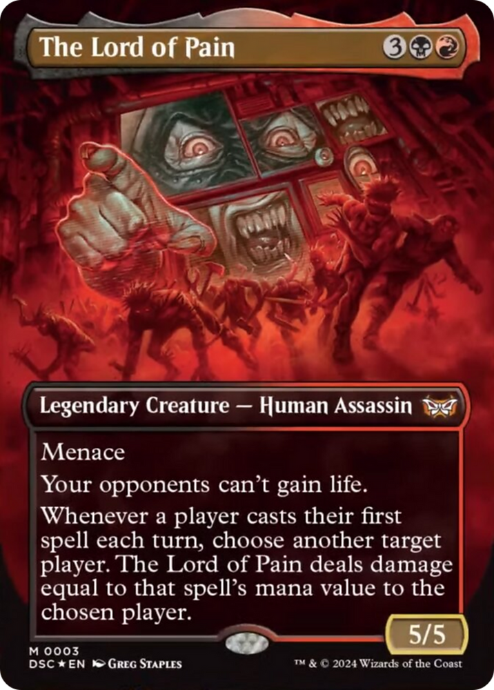 The Lord of Pain (Borderless) [Duskmourn: House of Horror Commander] Magic: The Gathering