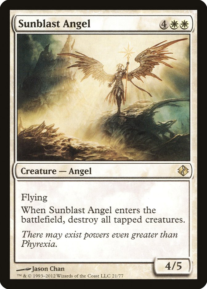 Sunblast Angel [Duel Decks: Venser vs. Koth] Magic: The Gathering