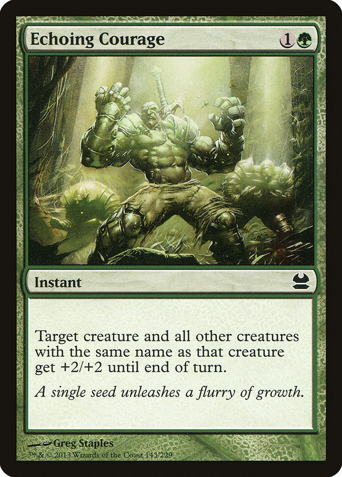 Echoing Courage [Modern Masters] Magic: The Gathering