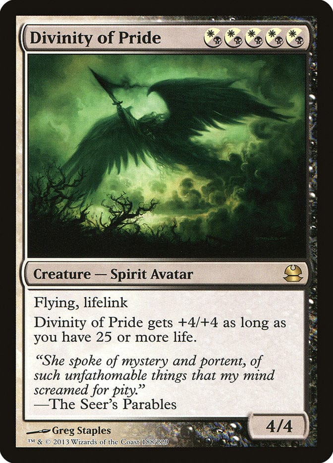 Divinity of Pride [Modern Masters] Magic: The Gathering
