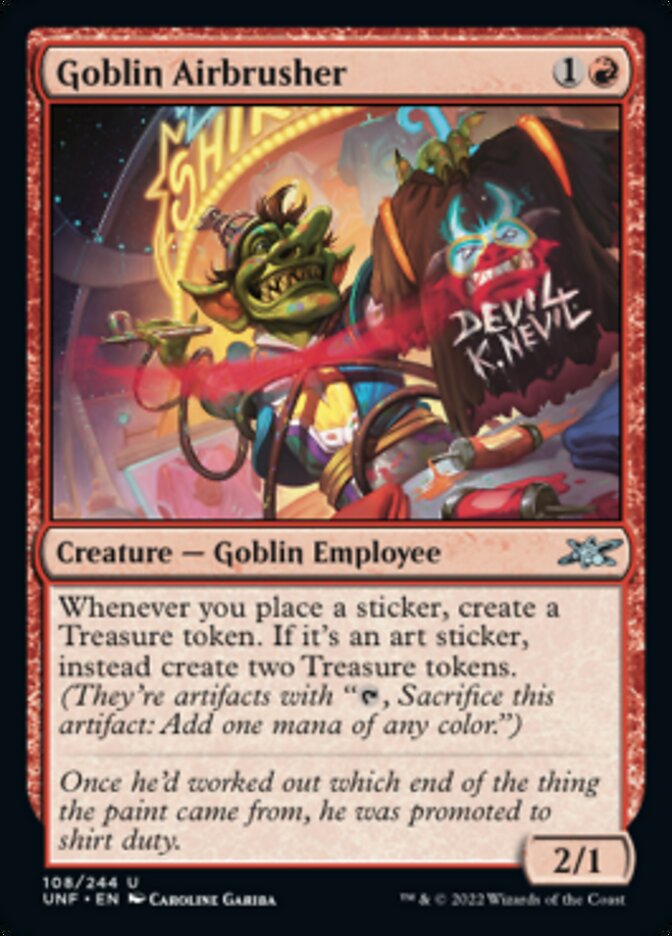 Goblin Airbrusher [Unfinity] Magic: The Gathering