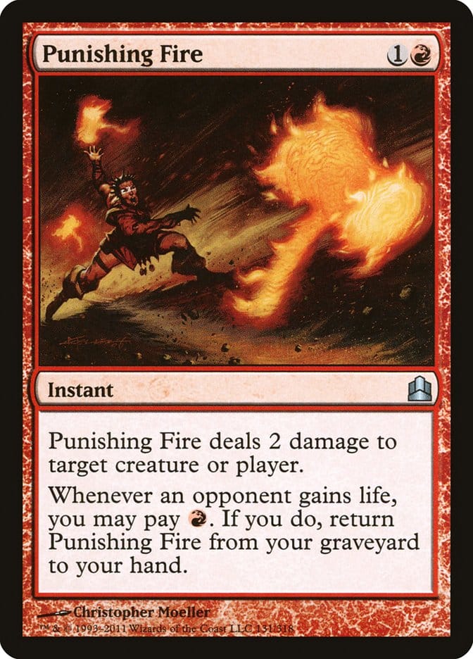Punishing Fire [Commander 2011] Magic: The Gathering