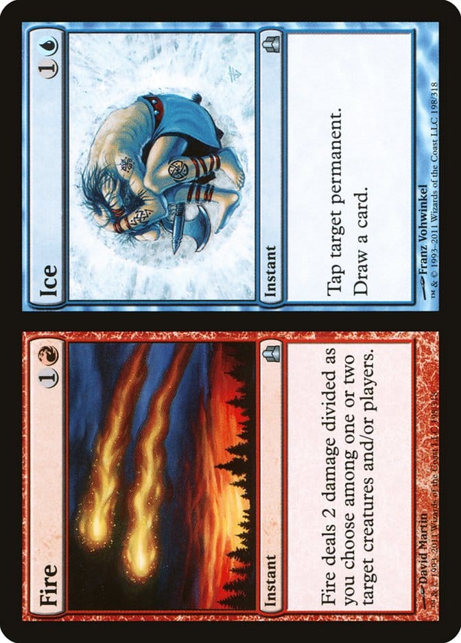 Fire // Ice [Commander 2011] Magic: The Gathering