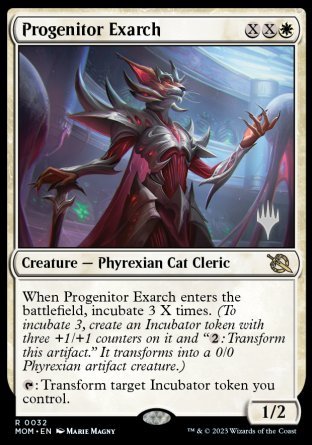 Progenitor Exarch (Promo Pack) [March of the Machine Promos] Magic: The Gathering