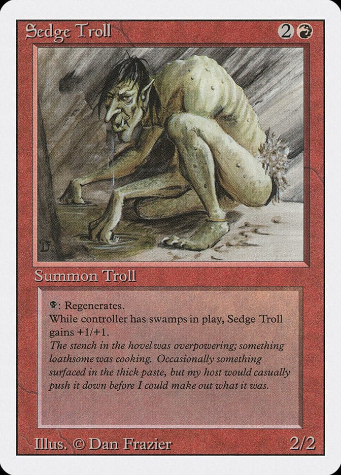 Sedge Troll [Revised Edition] Magic: The Gathering