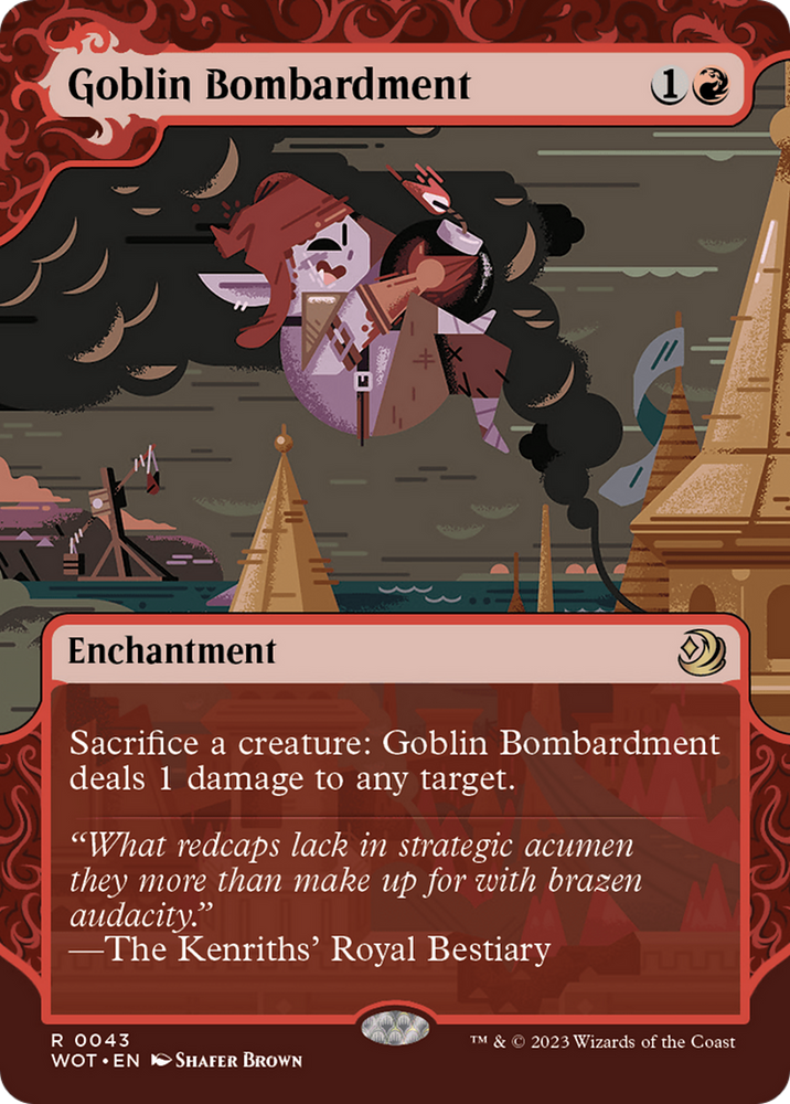 Goblin Bombardment [Wilds of Eldraine: Enchanting Tales] Magic: The Gathering