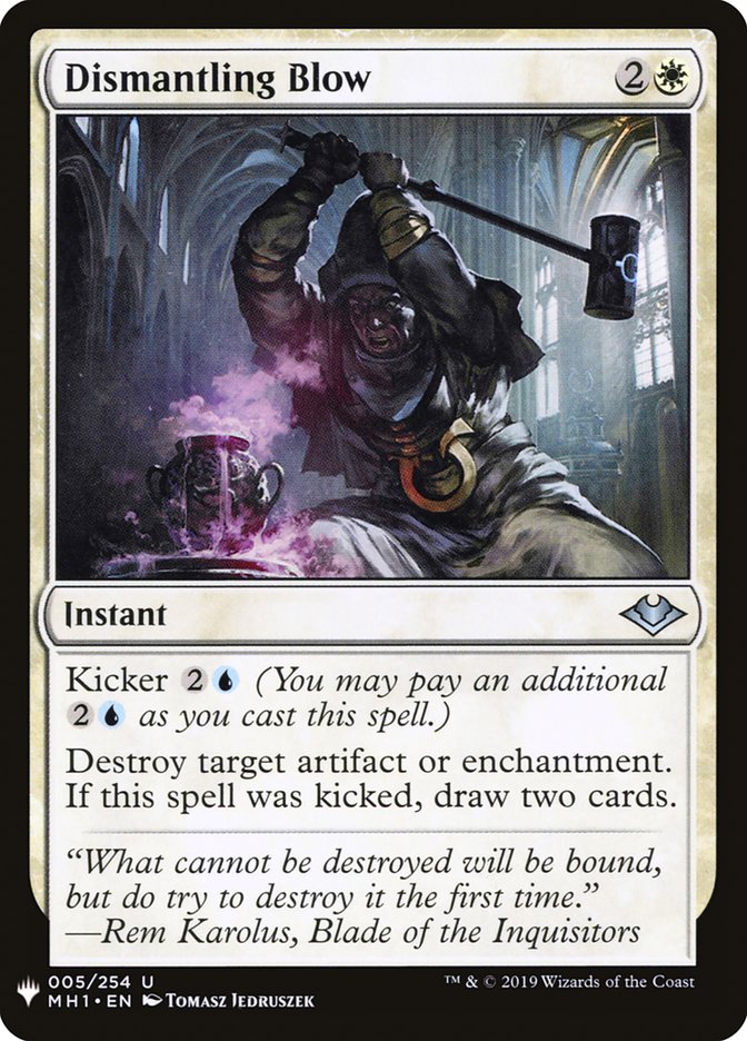 Dismantling Blow [Mystery Booster] Magic: The Gathering