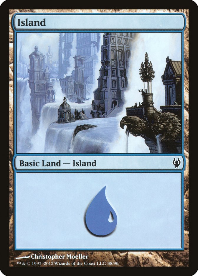 Island (38) [Duel Decks: Izzet vs. Golgari] Magic: The Gathering