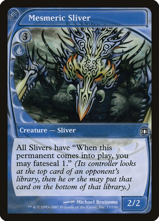 Mesmeric Sliver [Future Sight] Magic: The Gathering