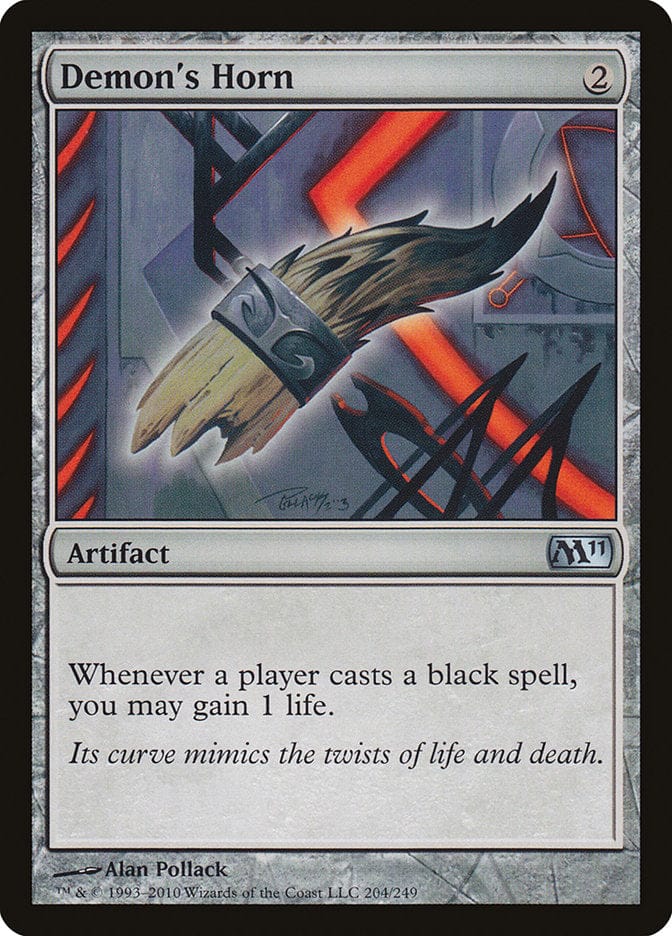Demon's Horn [Magic 2011] Magic: The Gathering