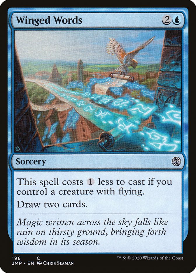 Winged Words [Jumpstart] Magic: The Gathering