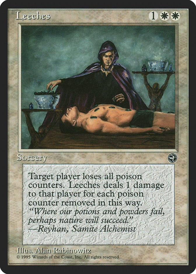 Leeches [Homelands] Magic: The Gathering