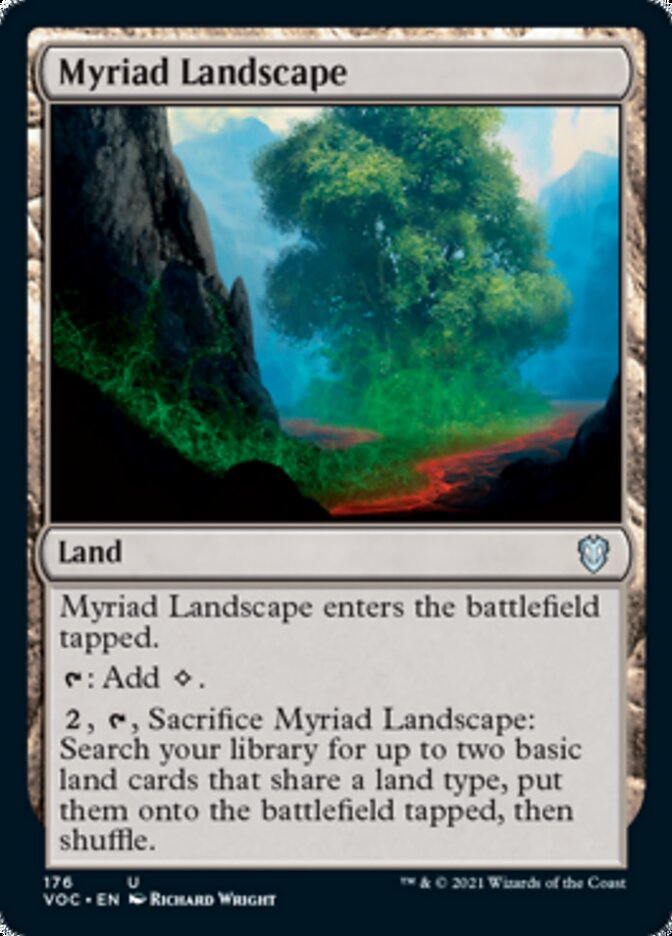 Myriad Landscape [Innistrad: Crimson Vow Commander] Magic: The Gathering