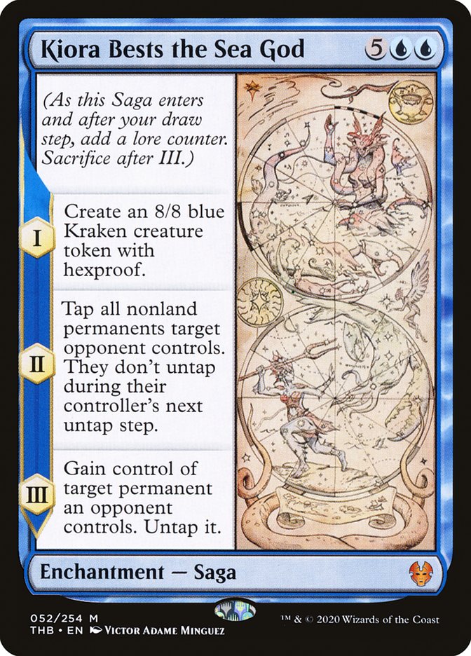 Kiora Bests the Sea God [Theros Beyond Death] Magic: The Gathering