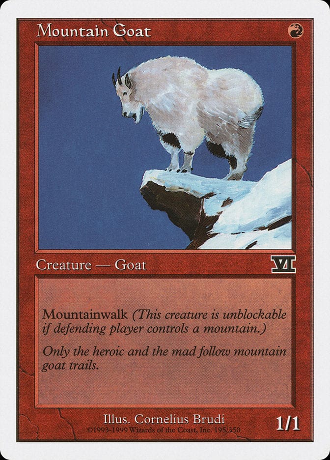 Mountain Goat [Classic Sixth Edition] Magic: The Gathering
