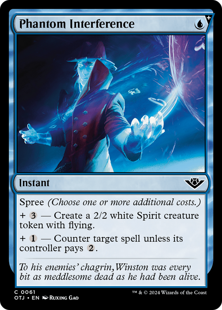 Phantom Interference [Outlaws of Thunder Junction] Magic: The Gathering