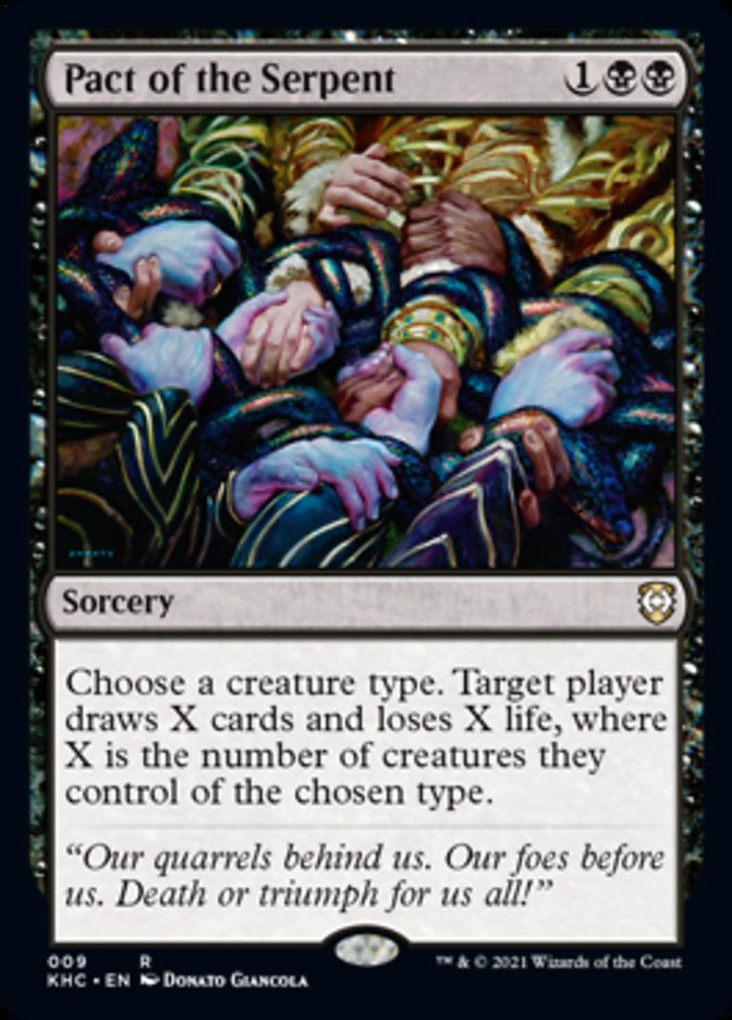 Pact of the Serpent [Kaldheim Commander] Magic: The Gathering