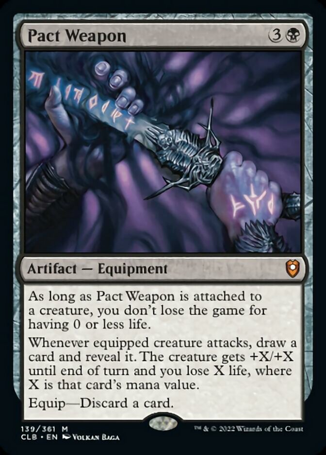 Pact Weapon [Commander Legends: Battle for Baldur's Gate] Magic: The Gathering