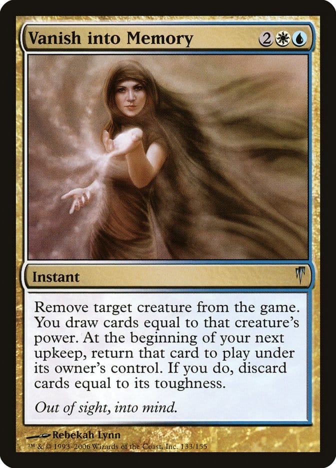 Vanish into Memory [Coldsnap] Magic: The Gathering
