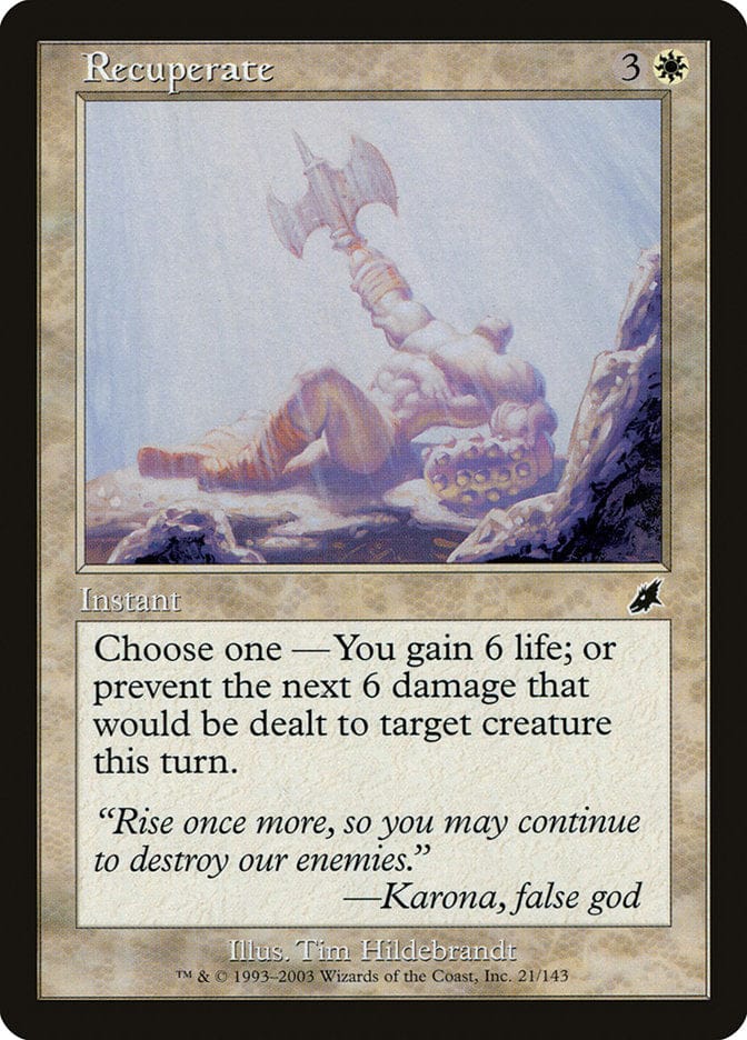 Recuperate [Scourge] Magic: The Gathering