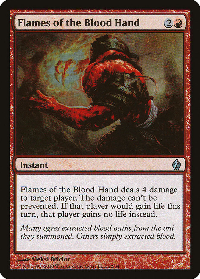 Flames of the Blood Hand [Premium Deck Series: Fire and Lightning] Magic: The Gathering