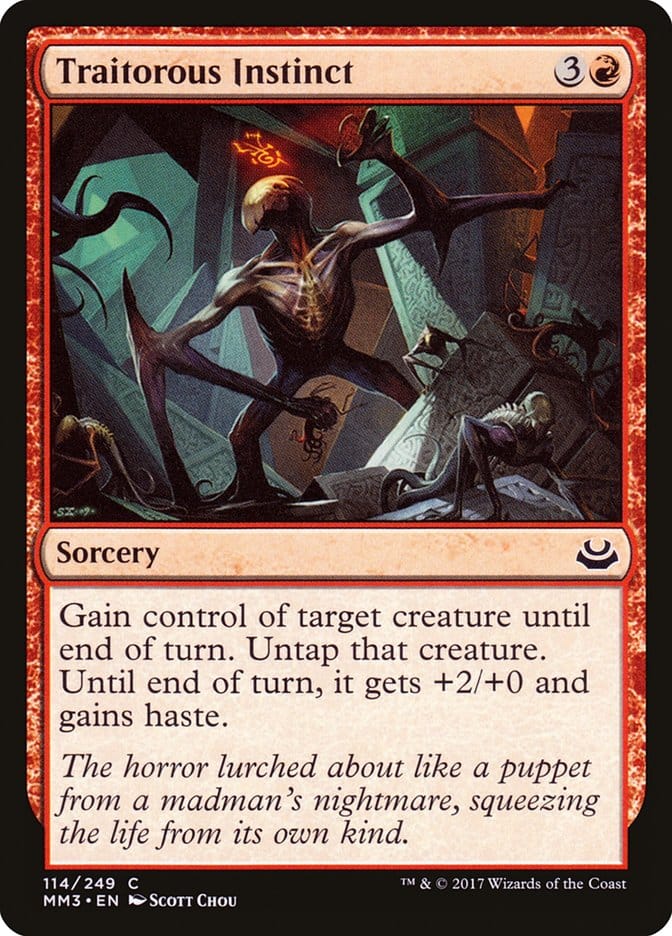 Traitorous Instinct [Modern Masters 2017] Magic: The Gathering