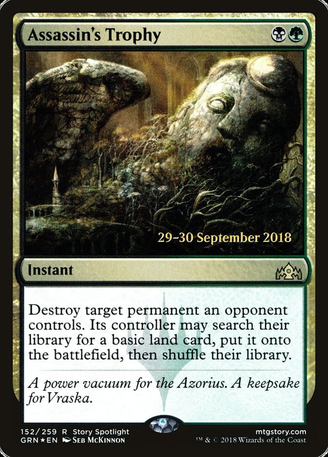Assassin's Trophy [Guilds of Ravnica Prerelease Promos] Magic: The Gathering