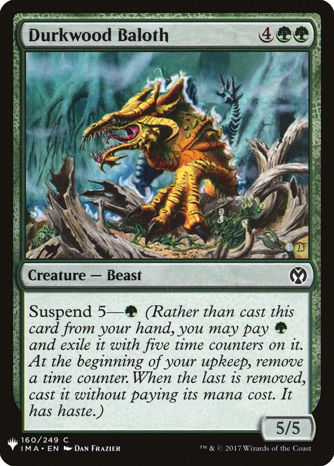 Durkwood Baloth [Mystery Booster] Magic: The Gathering