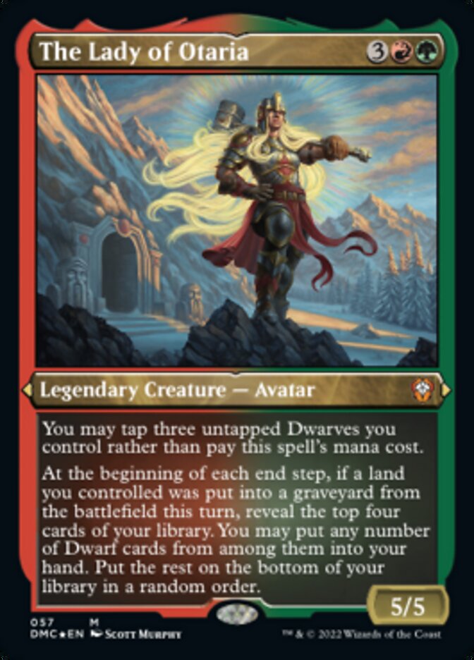 The Lady of Otaria (Foil Etched) [Dominaria United Commander] Magic: The Gathering