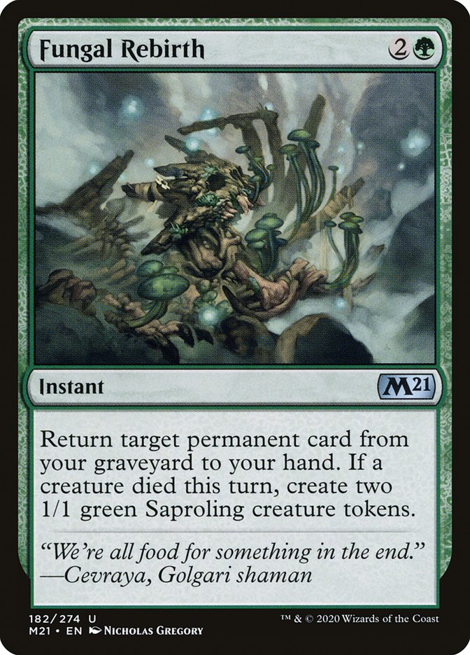 Fungal Rebirth [Core Set 2021] Magic: The Gathering