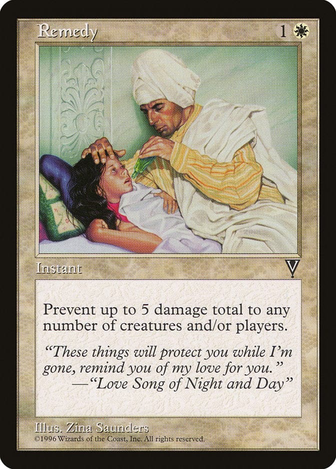 Remedy [Visions] Magic: The Gathering