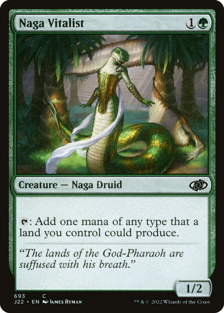Naga Vitalist [Jumpstart 2022] Magic: The Gathering