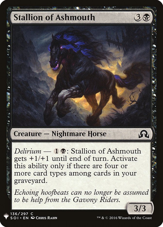 Stallion of Ashmouth [Mystery Booster] Magic: The Gathering