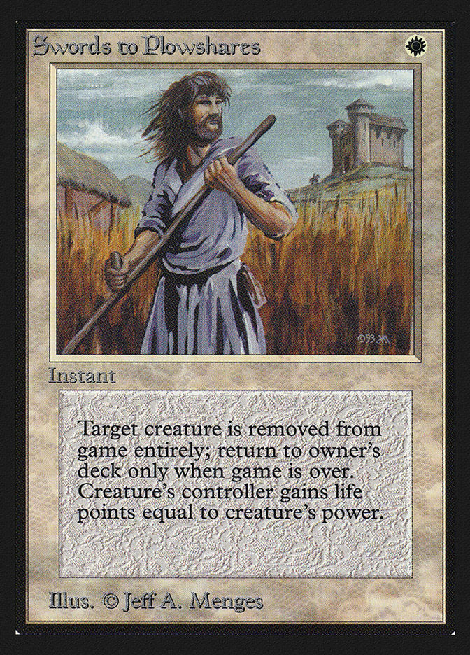 Swords to Plowshares [International Collectors' Edition] Magic: The Gathering