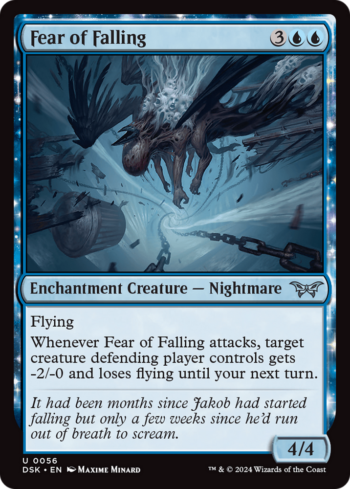 Fear of Falling [Duskmourn: House of Horror] Magic: The Gathering