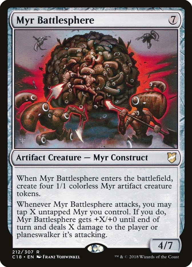 Myr Battlesphere [Commander 2018] Magic: The Gathering