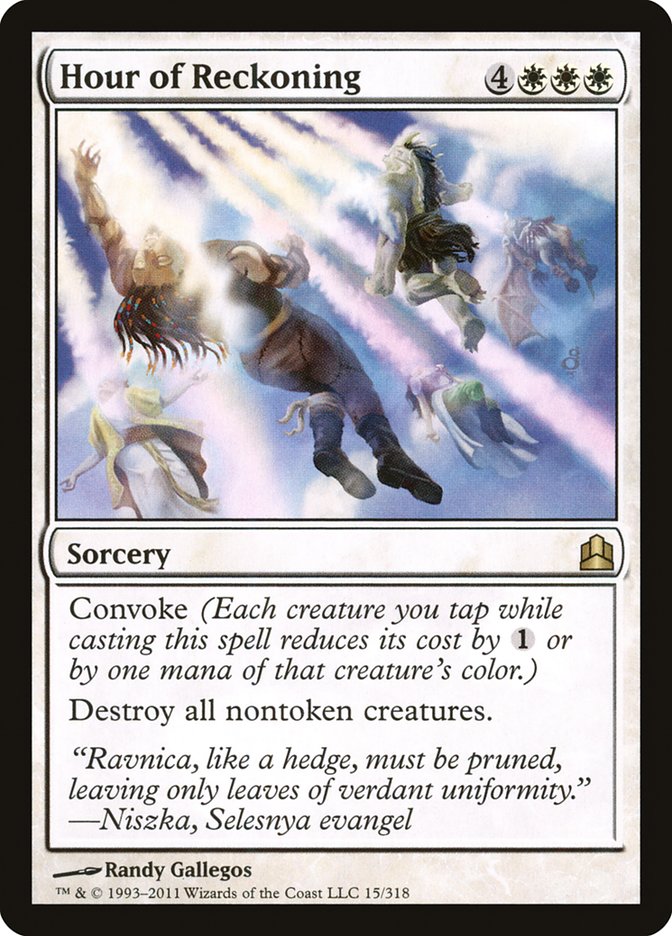 Hour of Reckoning [Commander 2011] Magic: The Gathering