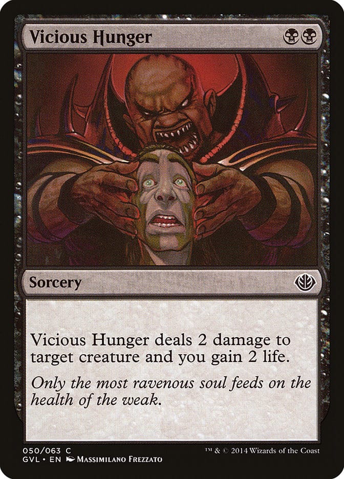Vicious Hunger (Garruk vs. Liliana) [Duel Decks Anthology] Magic: The Gathering