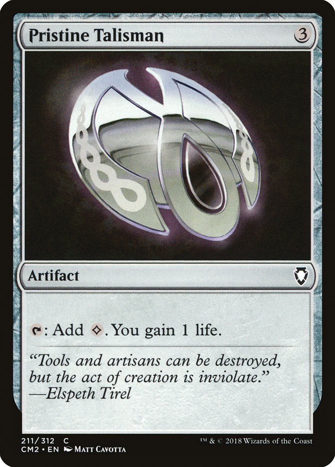 Pristine Talisman [Commander Anthology Volume II] Magic: The Gathering