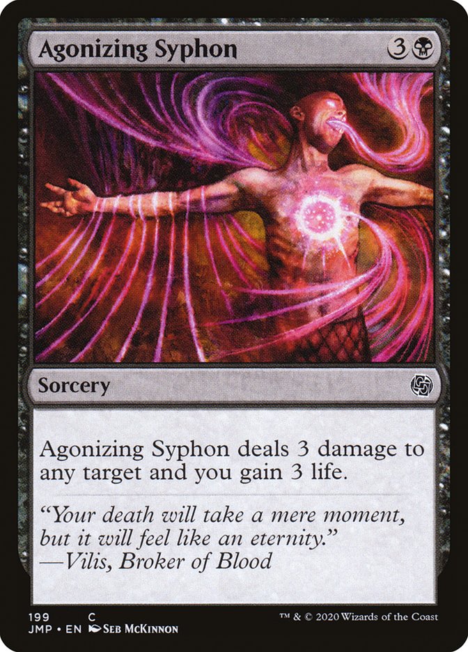 Agonizing Syphon [Jumpstart] Magic: The Gathering