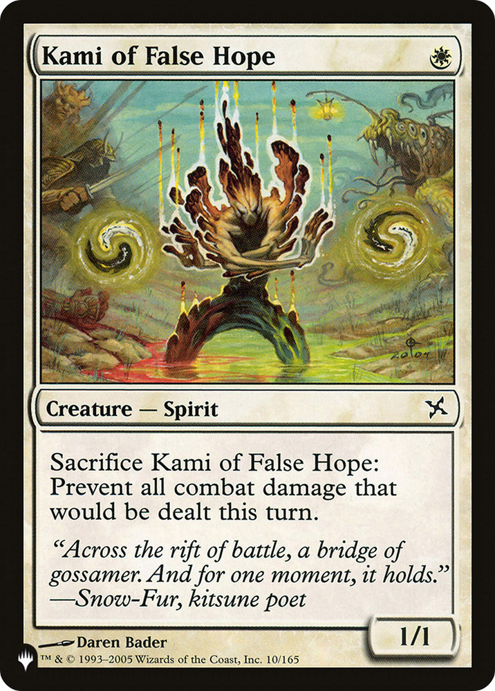 Kami of False Hope [The List] Magic: The Gathering