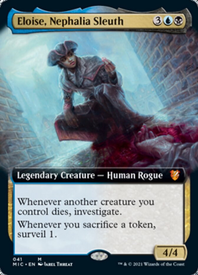 Eloise, Nephalia Sleuth (Extended Art) [Innistrad: Midnight Hunt Commander] Magic: The Gathering