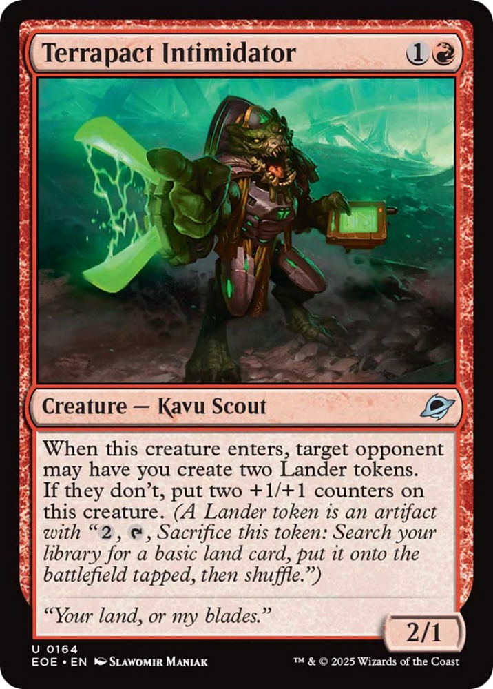 Terrapact Intimidator [Edge of Eternities] Magic: The Gathering