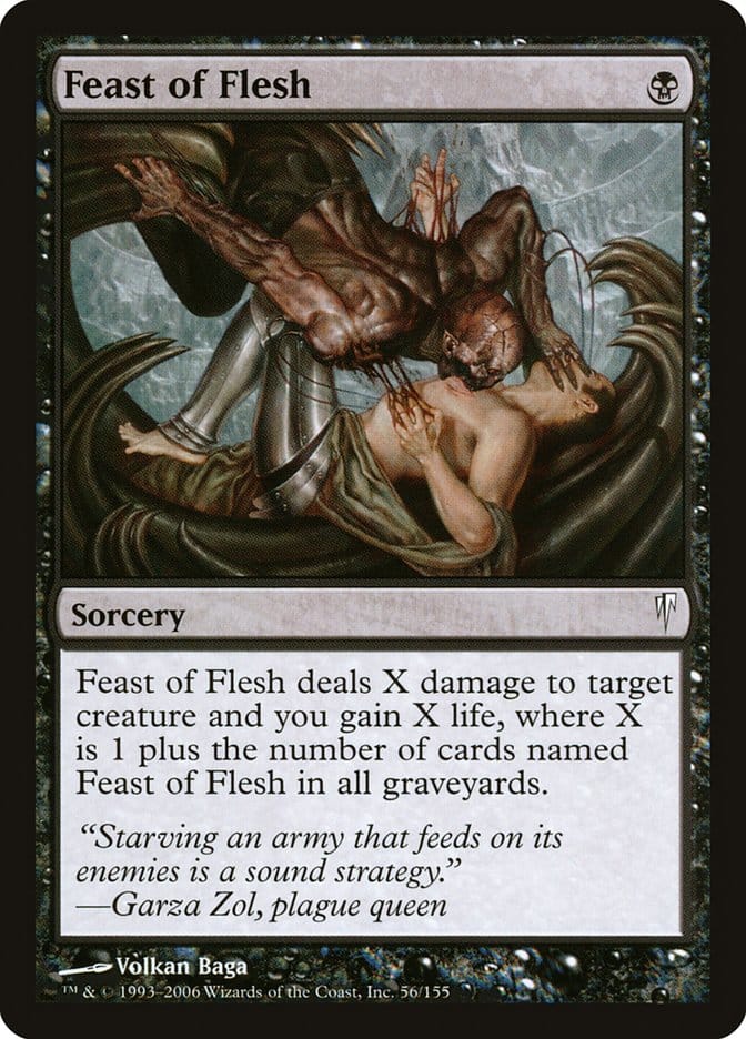 Feast of Flesh [Coldsnap] Magic: The Gathering